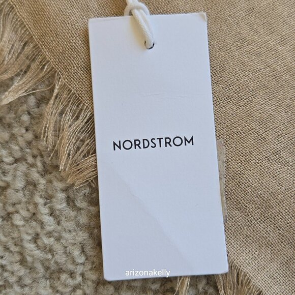 NWT Nordstrom Silk Cashmere Lightweight Scarf - Picture 7 of 10